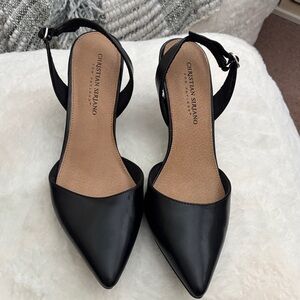 Christian Siriano Black Kitten Heels